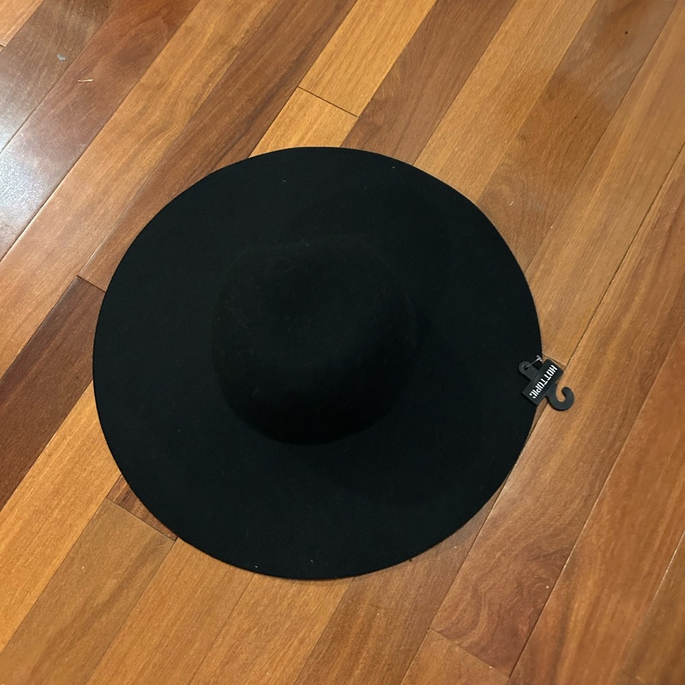 Black and Purple Celestial Wide Brim Floppy Hat NWT - Picture 6 of 7